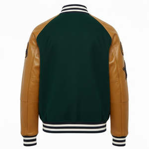 2026 High Quality College Baseball <b>Jacket</b> Custom Streetwear Manufacturer Letter Embroidered <b>Patch</b> Wool Chenille Varsity <b>Jackets</b> - Product Image 5