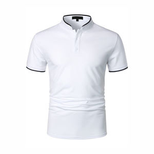 Nouvel arrivage de polos pour hommes polos respirants simples et décontractés à prix raisonnable polos pour hommes à col rabattu - Product Image 1