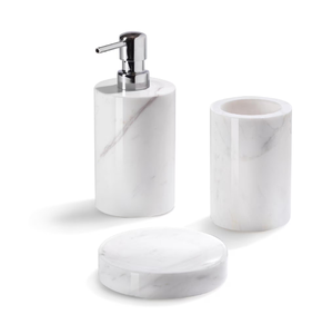 Juego de baño de mármol hecho a mano últimas artesanías dispensador de bomba de jabón para baño Home Hotel con uso hecho a mano - Product Image 4