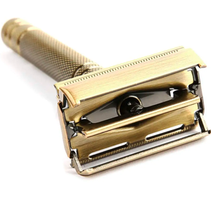 ANAAIF Kit de rasage de rasoir de sécurité à double tranchant personnalisé pour hommes avec ensemble de rasage en métal pour le visage et le corps - Product Image 5