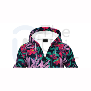 Sudadera con capucha unisex casual para exteriores con impresión personalizada al por mayor 100% algodón ropa deportiva logotipo frontal Sudadera con capucha de moda para hombres y mujeres - Product Image 3