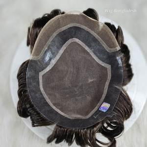 Peluca de pelo Remy indio 100% de alta calidad para hombres, tupé de 8 pulgadas de longitud, exportación desde Bangladesh - Product Image 4