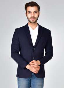 Traje Formal Azul para Hombre, Estilo Moderno, Chaqueta Formal Cómoda para Hombre, Suministro Mundial, Exportador Indio - Product Image 3