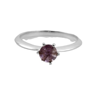 Elegant Real Purple <b>Amethyst</b> Gemstone <b>Ring</b> Handmade 925 Sterling Silver Jewelry Eternity Vermeil <b>Rings</b> Gift for Her - Product Image 1