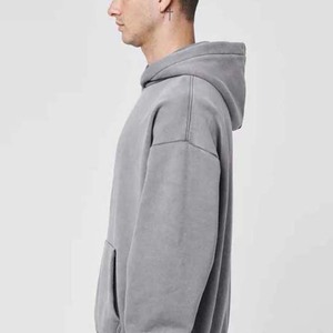เสื้อฮู้ดดี้ผ้าฝ้าย 100% เนื้อหนา แบบสวมหัว แห้งเร็ว ระบายอากาศได้ดี - Product Image 5