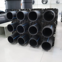 Tuyau d'alimentation en eau haute pression PE100 HDPE à longue durée de vie, 250 mm, certifié GB/T 13663.2-2018, résistant à la chaleur, anticorrosion