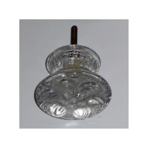 2025 Classic Look Flower Design Glass <b>Knobs</b> Round Shape High Demanding Top Selling Wardrobe Drawer Decorating Handle <b>Knob</b> - Product Image 5