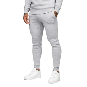 Custom Mens Track Broek Polyester Trekkoord Streep Skinny Joggingbroek Gestapeld Mode Jogger Dragen Broek