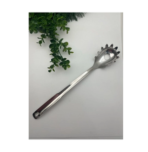 Cuchara de Acero Inoxidable, Cuchara de Plata para Cena, Tenedor con Diseño de Mango Personalizado, Cuchara de Pasta de Acero Inoxidable - Product Image 1