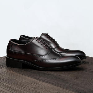 Chaussures de bureau en cuir véritable pour hommes avec semelle extérieure résistante à l'usure et semelle intérieure respirante, chaussures formelles - Product Image 2