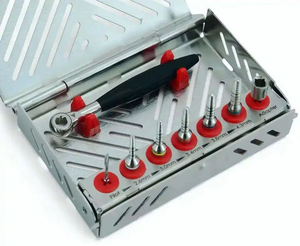 Kit de expansión ósea manual reutilizable para implantes dentales, con disco de sierra y tornillos expansores, de acero inoxidable de grado alemán, ¡gran oferta! - Product Image 6