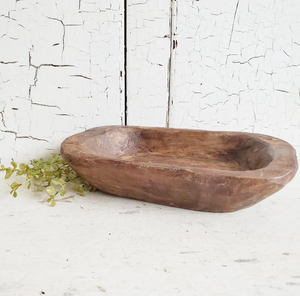 Cuenco decorativo de masa de madera antigua, cuencos de masa de madera redondos, cuenco de madera hecho a mano al por mayor para decoración del hogar - Product Image 2