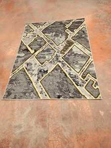 Alfombra Adiva Turca de Poliéster Jacquard Tejida, de Pelo Largo, Acolchada, Reversible, Lavable, Antideslizante y Resistente a las Manchas para el Hogar - Product Image 5
