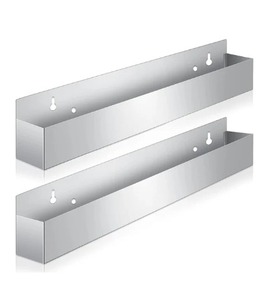 Vente d'usine, prix bas, rail mural en acier inoxydable, rail métallique à un niveau, rail d'étagère en acier inoxydable, rail rapide à un niveau - Product Image 1