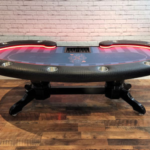 Table de Poker personnalisée de luxe moderne, Tables de Poker personnalisées, vente de Casino de meilleure qualité - Product Image 1