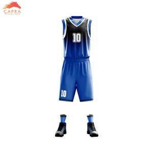 ชุดบาสเก็ตบอลผู้ชายแบบใหม่ คุณภาพสูง พิมพ์ลายด้วยความร้อน ระบายอากาศได้ดี ไซส์ใหญ่ ชุดบาสเก็ตบอลแบบกำหนดเองได้ - Product Image 4