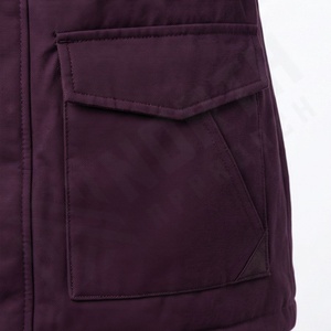 Veste parka en coton respirant, veste en cuir de vachette, veste en fourrure épaisse à capuche, taille plus, vêtements d'extérieur thermiques personnalisés pour l'hiver - Product Image 5