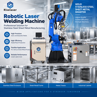 Station de soudage laser industrielle pour la fabrication de tôles en acier inoxydable, système de soudage robotisé automatique, boîtier métallique