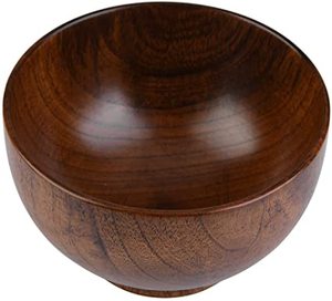 Bol à fruits rond en bois fait à la main de haute qualité Plateau de service unique pour la maison et l'hôtel - Product Image 2