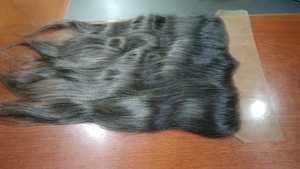 PERUVIAN DEEP WAVE <b>HALO</b> HAIR HAND TIED QUALITY CHECKED UNPROCESSED HAIR <b>EXTENSION</b> RAW VIRGIN HIGH QUALITY TOP GRADE HAIR BUNDLES - Product Image 3