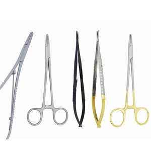 Portaagujas Dentales de Acero, Pinzas Quirúrgicas para Trasplante de Cabello, Uso Hospitalario, Certificación CE, SurgiRight - Product Image 2