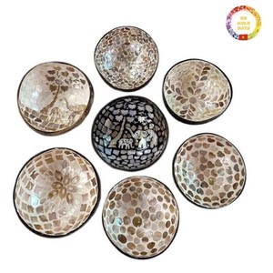 Offre spéciale bol en noix de coco laqué Vietnam vaisselle faite à la main écologique pour manger bol en noix de coco laqué Source d'exportation fiable - Product Image 4