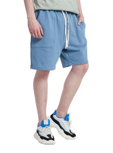 Short de course et jogging avec logo personnalisé pour homme, short de gym en coton uni, style décontracté pour l'été 100% coton - Product Image 3