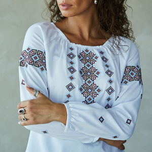 ชุดเดรสลำลองผ้าฝ้ายปักลายดอกไม้สำหรับผู้หญิงเสื้อผ้าชายหาดแขนครึ่งแขนเสื้อเม็กซิกันลำลองใหม่ล่าสุดฤดูร้อน - Product Image 5