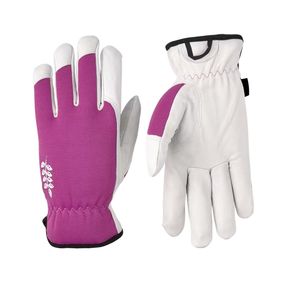 Gants de jardinage en cuir imperméable hommes femmes enfants extérieur travail de cour protecteur Durable épine preuve gant robuste - Product Image 1