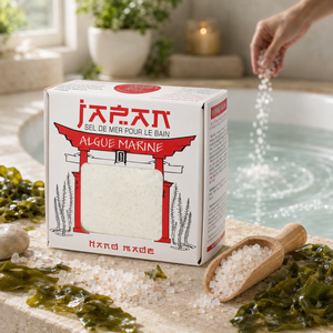Sel de Bain au Lait d'Algues Marines du Japon OEM ODM Marque Privée Sel Marin Bain Relaxant Fabricant Cosmétique Vente en Gros Soins Corporels Spa UE - Product Image 1