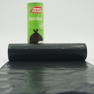 Wholesale Cheap Price <b>Kitchen</b> Trash Bags Black Plastic Bag Gravure Printing LDPE Material Bottom Gusset Medical Grade <b>Bin</b> Liner - Product Image 5