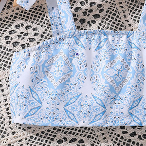 Conjunto Deportivo de Verano 2025 de SEH NIKAO SPORTS, Top y Pantalones para Niñas, 100% Poliéster, Transpirable, Entrega Rápida - Product Image 4