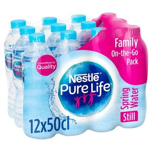 Garrafa Nestlé Pure Life 100% Natural Água de Primavera 12x330ml