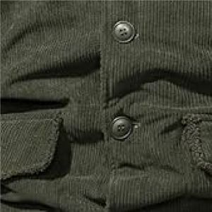 แจ็กเก็ตผ้าฝ้ายสไตล์วินเทจสำหรับผู้ชายเสื้อถักแบบกำหนดเอง2025ใหม่ล่าสุด - Product Image 3