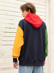 Sudadera con Capucha Térmica Extra Grande para Hombre, 100% Algodón, Felpa Francesa Gruesa, Hombros Caídos - Product Image 3