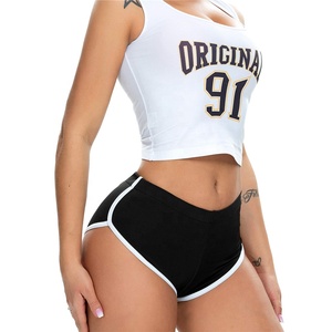 Shorts d'été décontractés en coton pour femmes, taille élastique, coupe ample, respirants, doux, grandes tailles, pour le quotidien - Product Image 4