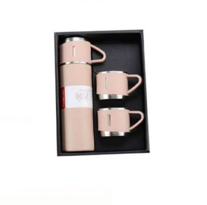 Thép không gỉ chân không Flask Set 450ml + 2 ly thể thao chai Quà Tặng thiết lập trong hộp quà tặng cá nhân r Thiết kế độc đáo có thể thêm một Mặc dù - Product Image 5