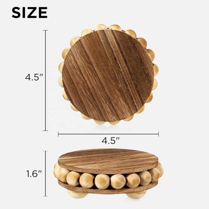Uniquely Designed Wooden <b>Candle</b> Holder Stands for Christmas Awesome <b>Lighting</b> Decoration by Manufacturer Exporter - Product Image 3