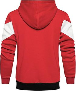 Sweats à capuche solides pour hommes Sports d'hiver Sweatshirts à capuche en molleton doux avec poche Logo personnalisé - Product Image 2