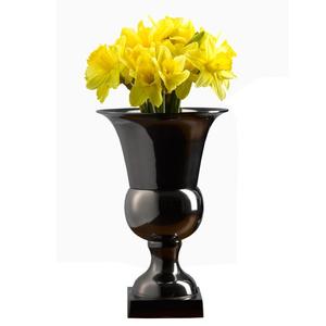 Vase à fleurs en trompette en fer doré moderne, centre de table pour décoration de fête de mariage, résistant à la rouille, utilisation intérieure/extérieure - Product Image 2