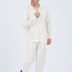 Survêtement personnalisé en coton et polyester de haute qualité, survêtement de jogging, survêtement à fermeture éclair complète pour hommes - Product Image 1