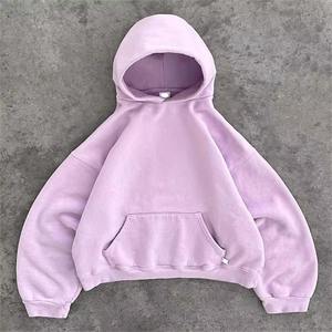 500GSM <b>600GSM</b> Oversized Thick Heavyweight Hoodies100% Cotton High Quality <b>Hoodie</b> Custom Manufacturer Cotton Fleece Long Sleeve - Product Image 5