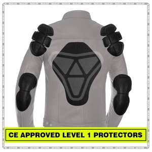 Blouson en cuir personnalisé pour moto, idéal pour la course automobile, la conduite de moto, les motards de rue, vêtements de protection sportifs, blousons en cuir classiques - Product Image 3