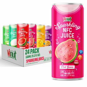 Guava Juice Sparkling Drink Wholesale in Vietnam Trending Products Ready to Drink Low MOQ Free Sample OEM ODM Customizable