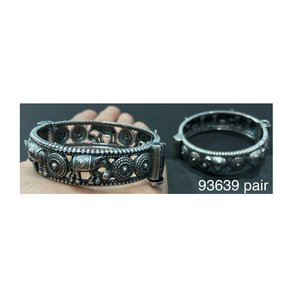 Pulsera hecha a mano Vintage con aspecto de plata, pulsera de latón puro para fiesta, Diamante ajustable, brazalete oxidado que se puede abrir, boda - Product Image 1