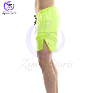 Lightweight <b>Green</b> Color Durable Active Gym Wear Anti Sweat Jogging Workout Comfortable Training Wholesale Rate <b>Men</b> <b>Shorts</b> - Product Image 4