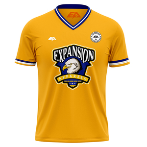 Camiseta de Fútbol Personalizada de Alta Calidad con Logotipo, Ropa Deportiva para Adultos, Transpirable, Talla Personalizada, Impresión Digital, 100% Poliéster, OEM - Product Image 1