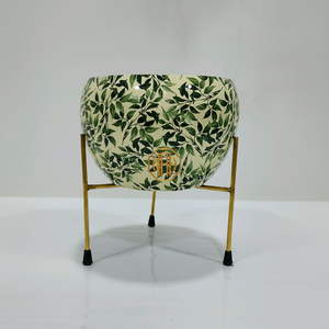 Maceta Decorativa de Hierro Esmaltado para Mesa, Centro de Mesa Impreso para Hogar, Jardín, Balcón, Bodas, Hotel, Exportador de la India, Venta al por Mayor - Product Image 3