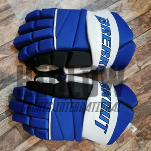 ถุงมือกีฬาฮ็อกกี้น้ำแข็งแบบเต็มนิ้วกันการชนถุงมือฮอกกี้น้ำแข็งออกแบบโลโก้ได้ตามต้องการ - Product Image 1