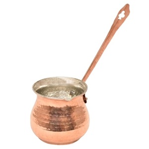 Cafetière turque en métal avec manche en bois, écologique, élégante, pour table de restaurant, utilisation en extérieur, style arabe du Golfe - Product Image 6